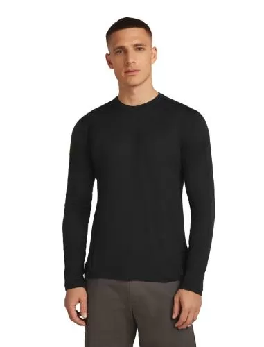 Icebreaker Men 150 MerinoFine Ace LS Tee - black
