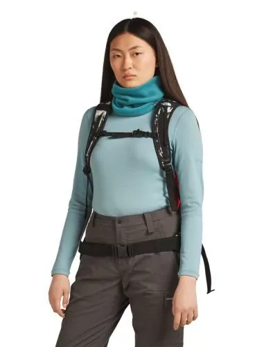 Icebreaker Unisex Merino Blend 800 RealFleece Classic Pile Chute - topaz