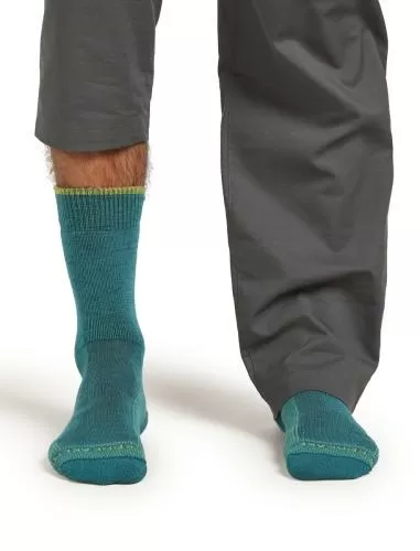 Icebreaker Men Merino Hike Medium Crew - topaz