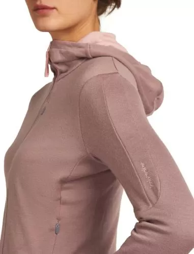 Icebreaker Women Merino 260 Quantum LS Zip Hoodie - summit