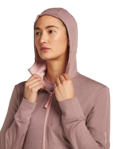 Icebreaker Women Merino 260 Quantum LS Zip Hoodie - summit