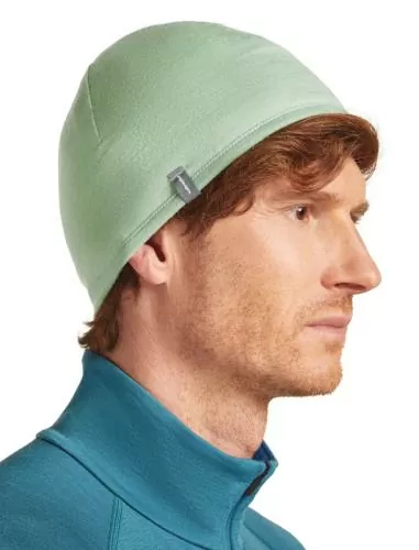 Icebreaker Unisex Merino 200 Oasis Reversible Beanie - peridot