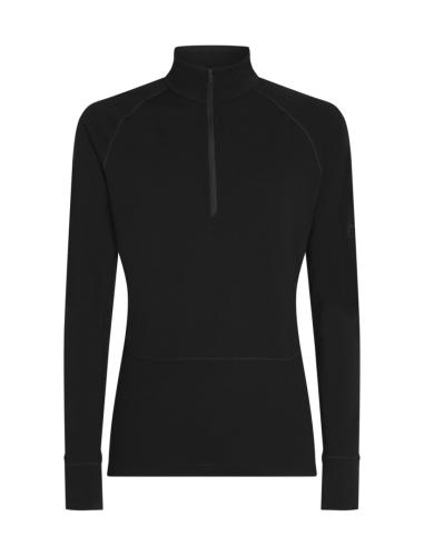 Icebreaker Men Merino 200 ZoneKnit LS Half Zip - black
