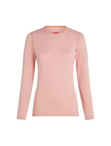 Icebreaker Women Merino 260 Tech LS Crewe - blush