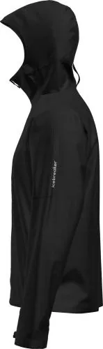 Icebreaker Men Shell+ Cotton Elevation Windbreaker Jacket - black