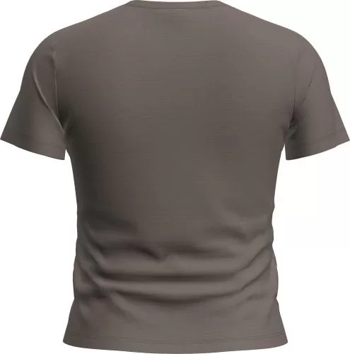 Icebreaker Women Merino 200 Tech Lite SS Crop Slim Tee - porcini