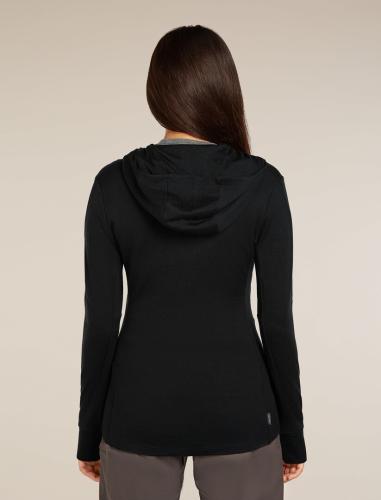 Icebreaker Women Merino Mer 260 Quantum IV LS Zip Ho - black