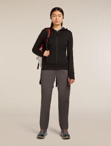 Icebreaker Women Merino Mer 260 Quantum IV LS Zip Ho - black