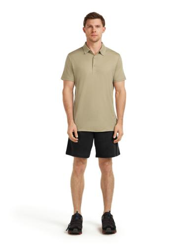 Icebreaker Men Merino 150 Tech Lite SS Polo - flagstone