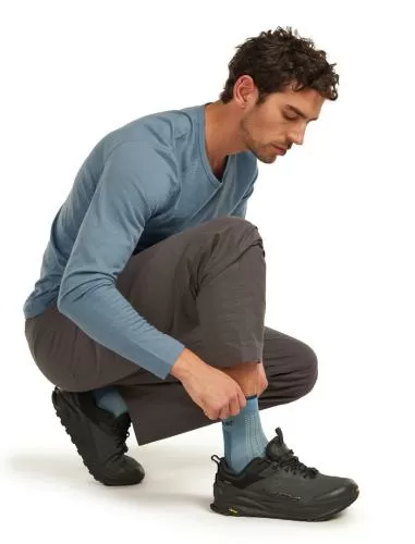 Icebreaker Men Merino Hike+ Ultralight Quarter - flint blue