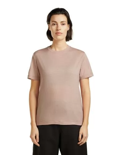Icebreaker Women 15.5 MerinoFine Jersey SS Tee - pink quartz