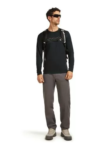 Icebreaker Men Merino 200 Oasis LS Crewe Icebreaker - black