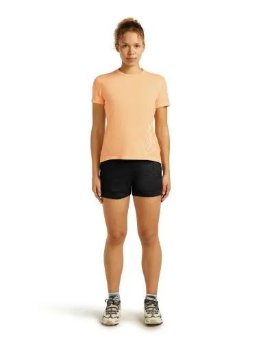 Icebreaker Women Merino Blend Core SS Tee Panax - sunstone