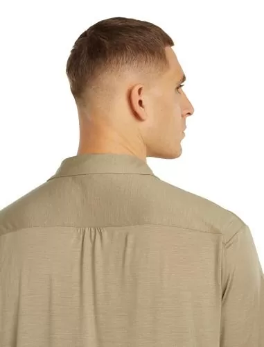 Icebreaker Unisex Merino Blend 125 Cool-Lite SS Shirt - flagstone