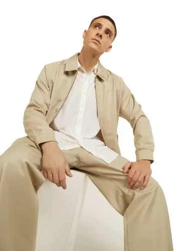 Icebreaker Unisex Merino Cotton Twill Shirt Jacket - safari