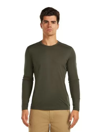 Icebreaker Men Merino 200 Oasis LS Crewe - dk loden