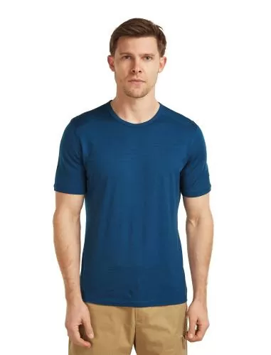 Icebreaker Men Merino 200 Oasis SS Crewe - atlantis