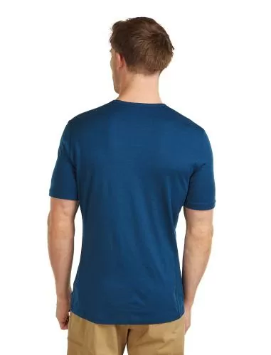 Icebreaker Men Merino 200 Oasis SS Crewe - atlantis