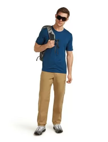 Icebreaker Men Merino 200 Oasis SS Crewe - atlantis