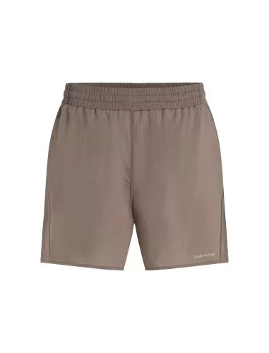 Icebreaker Men Merino Blend 125 ZoneKnit Speed 6" Shorts - porcini