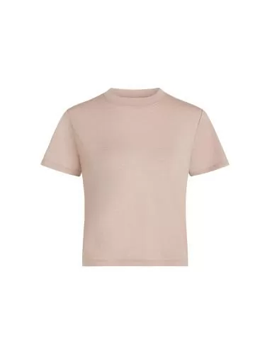 Icebreaker Women Merino 150 Tech Lite SS Crop Tee - pink quartz