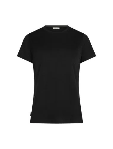 Icebreaker Women Merino 150 Tech Lite SS Tee IB Angle - black