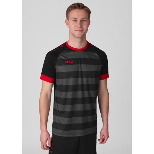 Jako Jersey Celtic Melange S/S - black/sport red