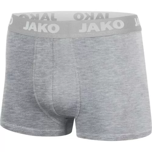 Jako Boxer Shorts Basic 2-Pack - grey melange