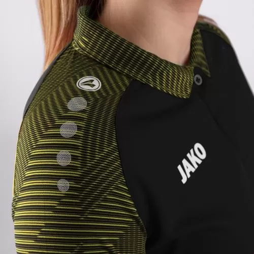 Jako Polo Performance - black/soft yellow