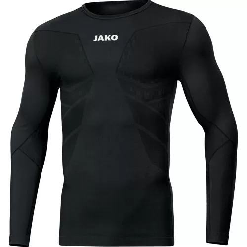 Jako Longsleeve Comfort Recycelt - schwarz