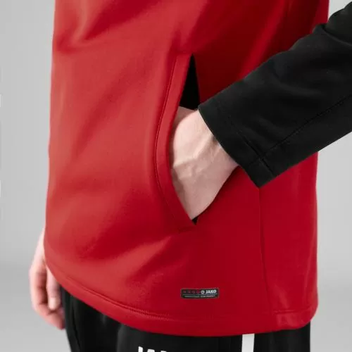 Jako Hooded Sweater Performance - red/black
