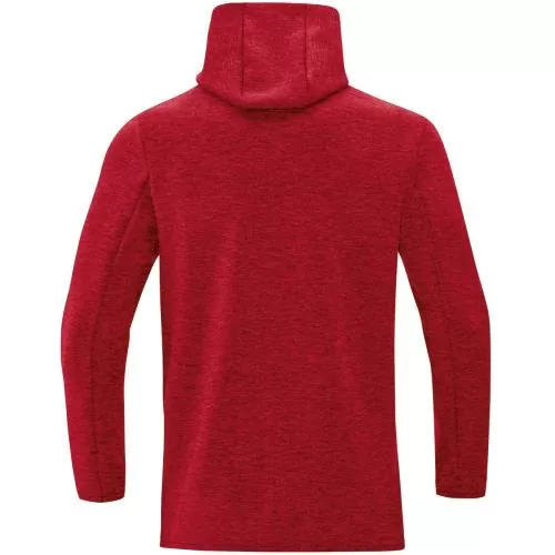 Jako Hooded Sweater Premium Basics - red melange