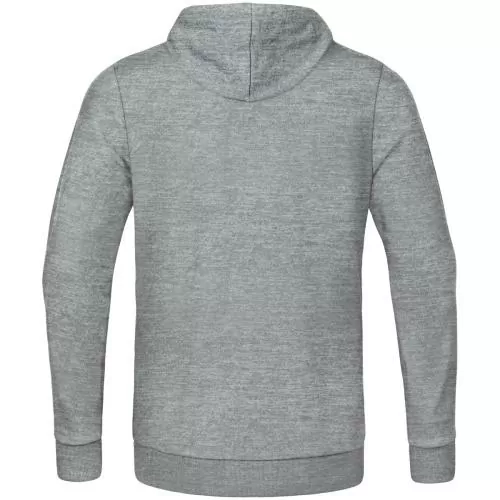 Jako Hooded Sweater Base - light grey melange