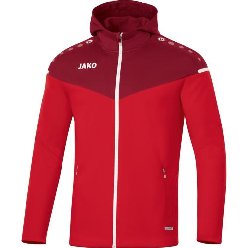 Jako Kapuzenjacke Champ 2.0 - rot/weinrot