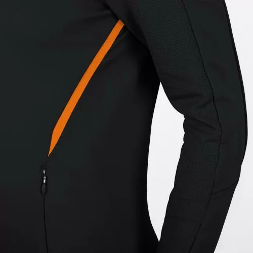 Jako Children Hooded Jacket Challenge - black/neon orange