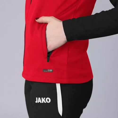 Jako Children Hooded Jacket Performance - red/black