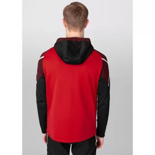 Jako Children Hooded Jacket Performance - red/black
