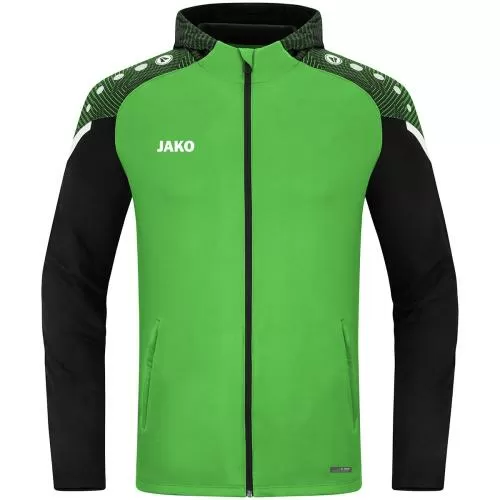 Jako Kapuzenjacke Performance - soft green/schwarz