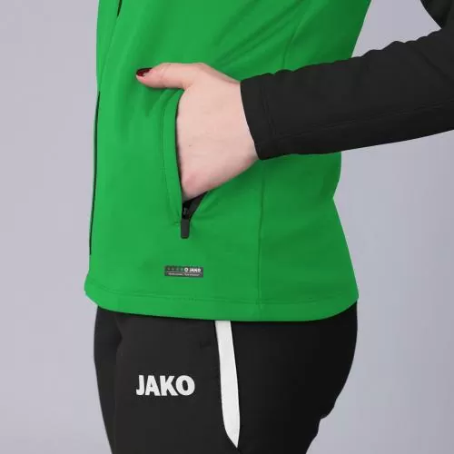 Jako Kapuzenjacke Performance - soft green/schwarz