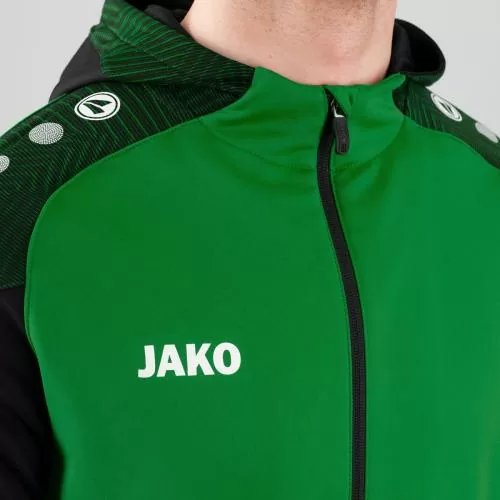 Jako Kapuzenjacke Performance - soft green/schwarz
