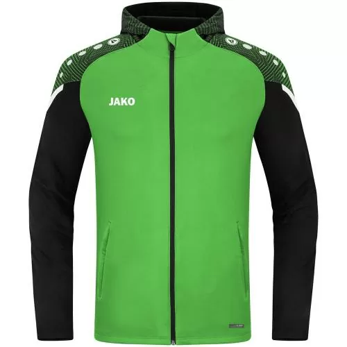 Jako Children Hooded Jacket Performance - soft green/black