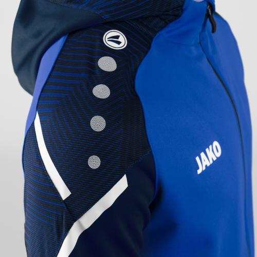 Jako Children Hooded Jacket Performance - royal/seablue