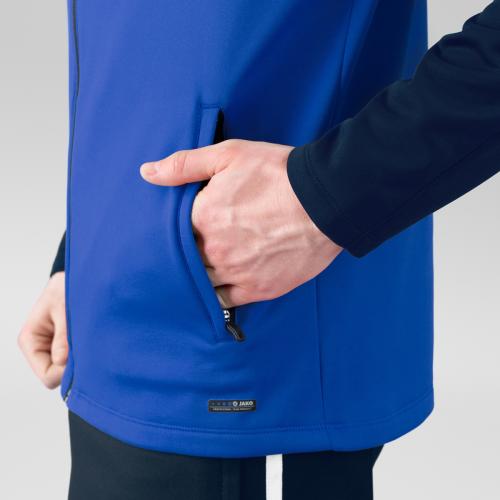Jako Children Hooded Jacket Performance - royal/seablue