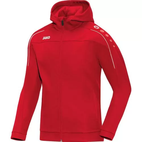 Jako Hooded Jacket Classico - red