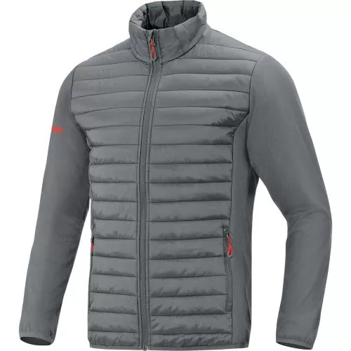 Jako Hybrid Jacket Premium - stone grey