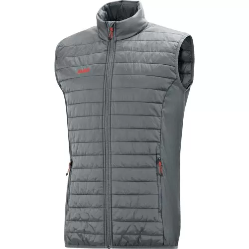Jako Quilted Vest Premium - stone grey
