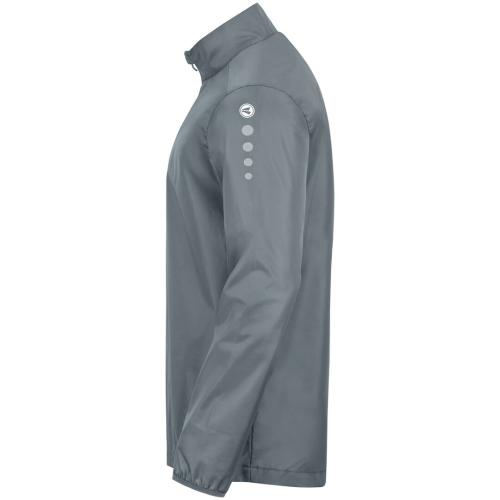 Jako Rainzip Regenjacke Team - steingrau