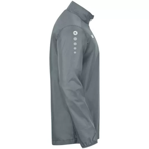 Jako Rain Zip Team - stone grey