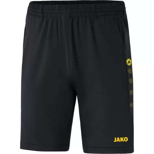 Jako Children Training Shorts Premium - black/citro