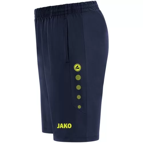 Jako Training Shorts Premium - seablue/neon yellow